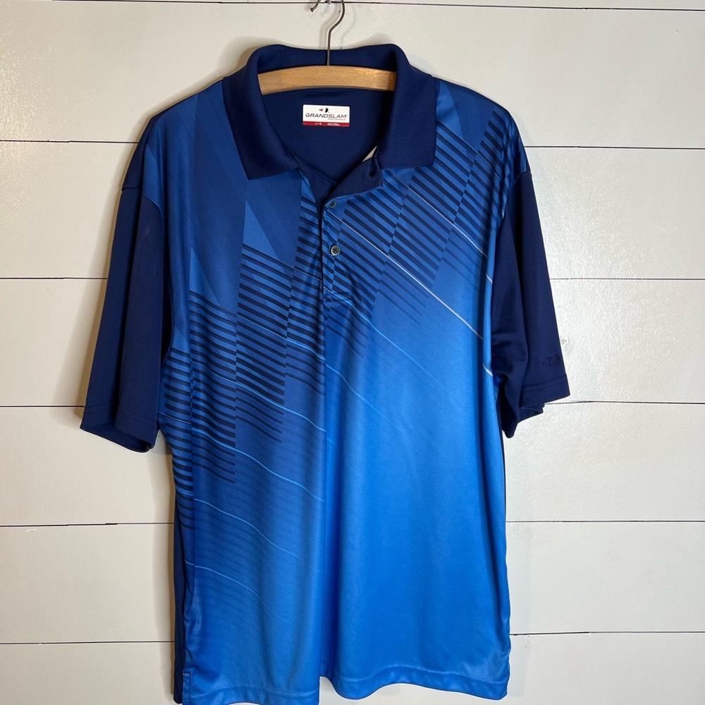 GRAND SLAM MEN’S GOLF SHIRT SZ L